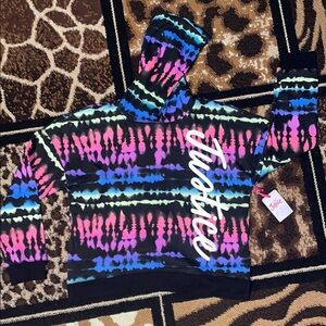 Justice Multicolor Tie-Dye Hoodie